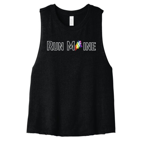 Women's Racerback Cropped Tank (Pride) Thumbnail