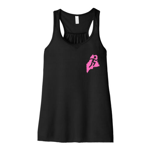 Women's Flowy Racerback Tank (Breast Cancer Awareness) Thumbnail